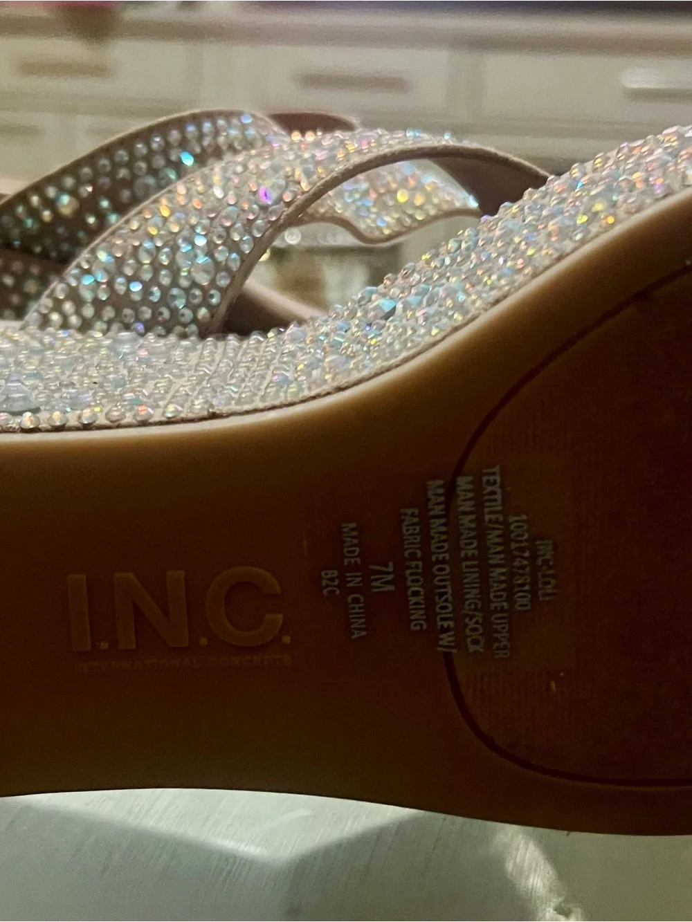 INC International Concepts sparkling crystal